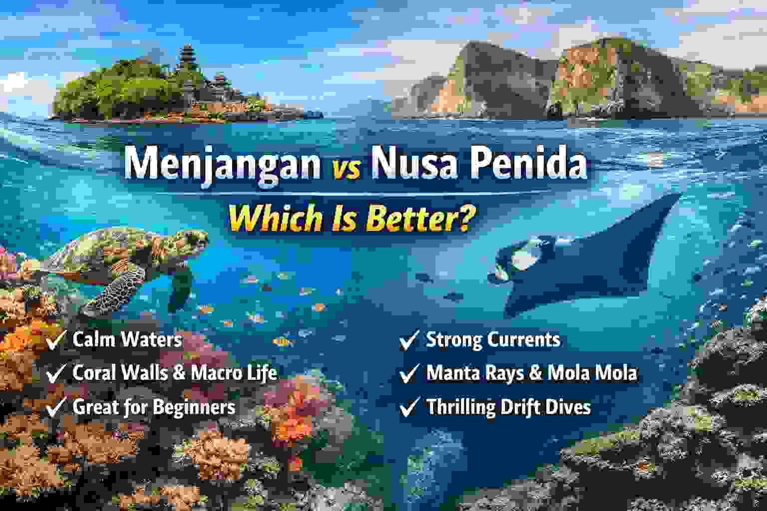 Menjangan vs Nusa Penida Which Is Better