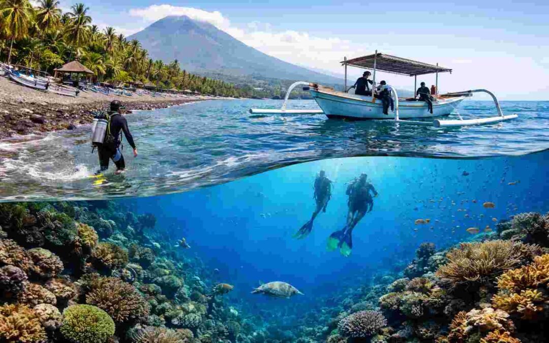 Shore Diving vs Boat Diving in Tulamben