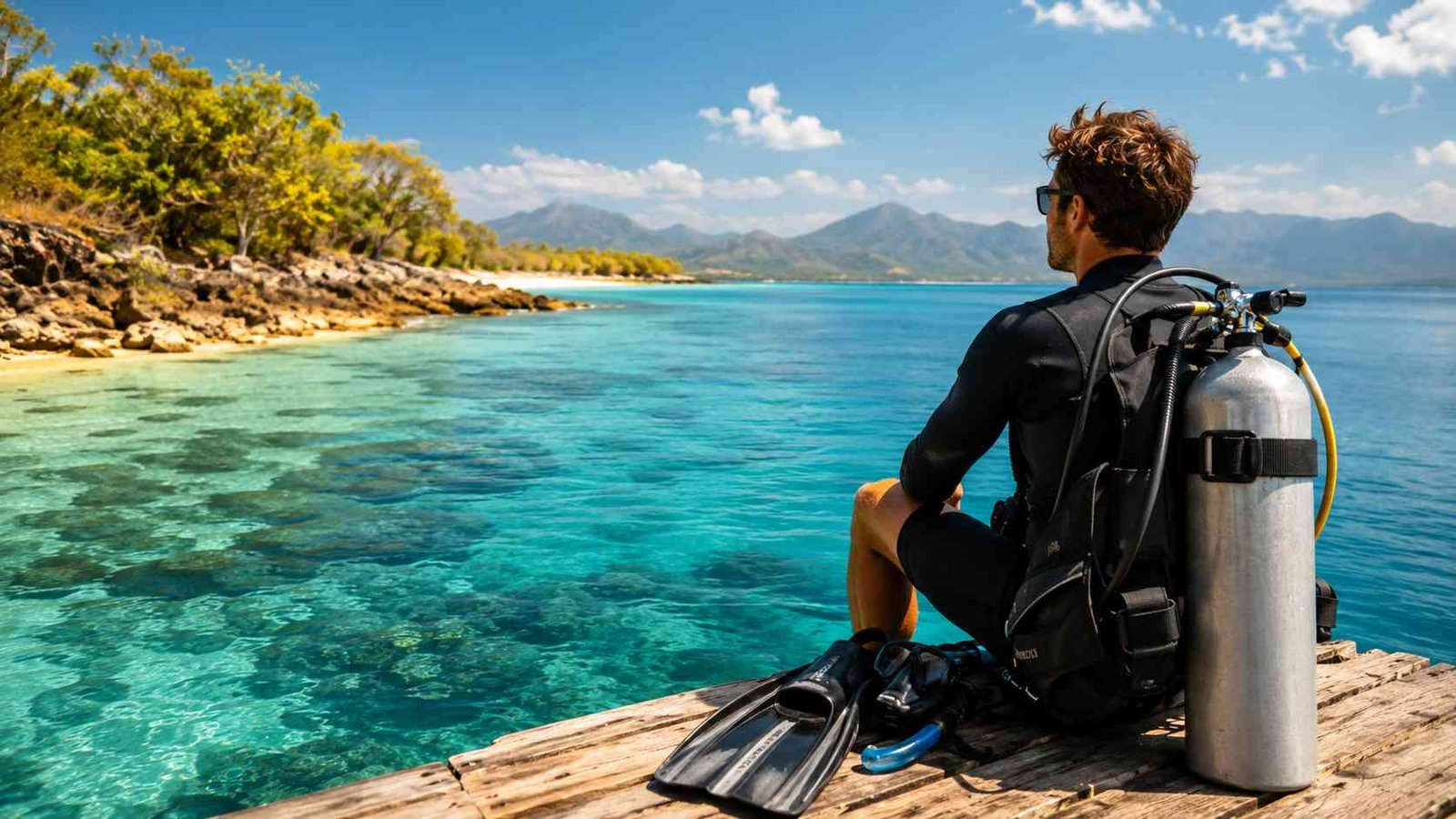 Menjangan Diving Without Strong Currents