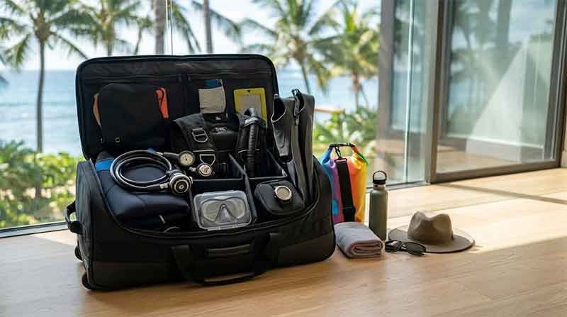 How to Pack Dive Gear for Travel