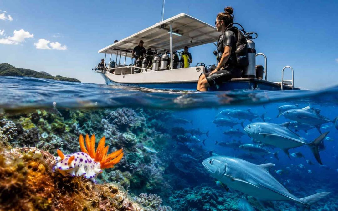 Macro vs Big Fish Diving in Bali