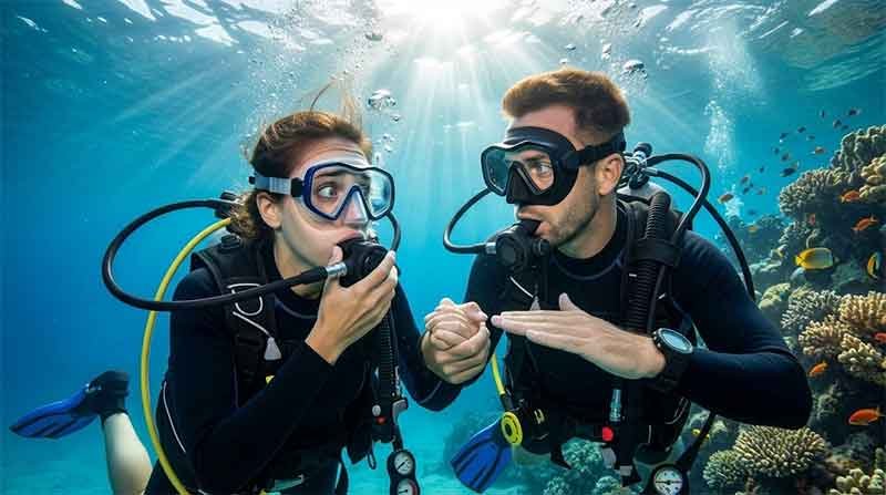 What to Do If You Panic Underwater Diving